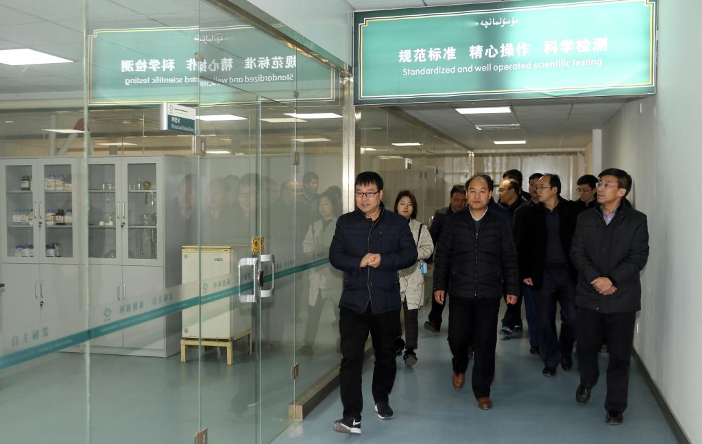 副院长梅创社一行考察陕西心特软食品有限责任公司