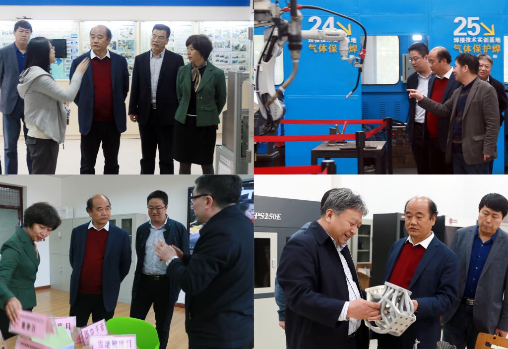 刘建林副厅长一行考察我院实训基地