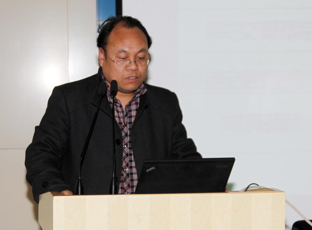 教务处副处长刘清介绍了本届学生竞赛安排,近年各级各类竞赛获奖情况及大学生科技创新活动开展情况