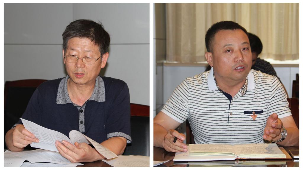 组织部部长张普礼、宣教部部长张勃通报相关情况