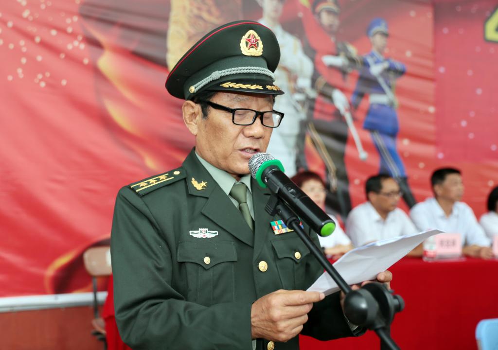 承训单位首长刘玉珊讲话