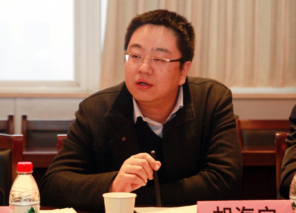 省教育厅高教处处长胡海宁讲话