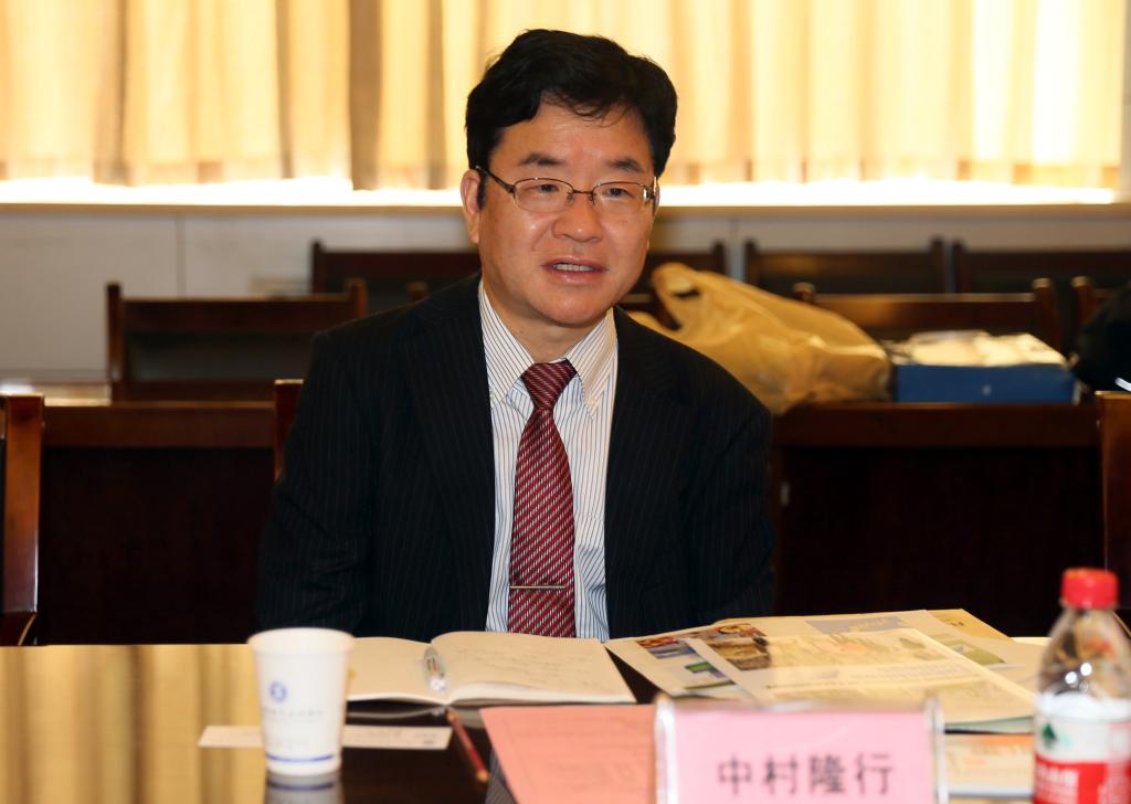 日本福岛高专校长中村隆行讲话