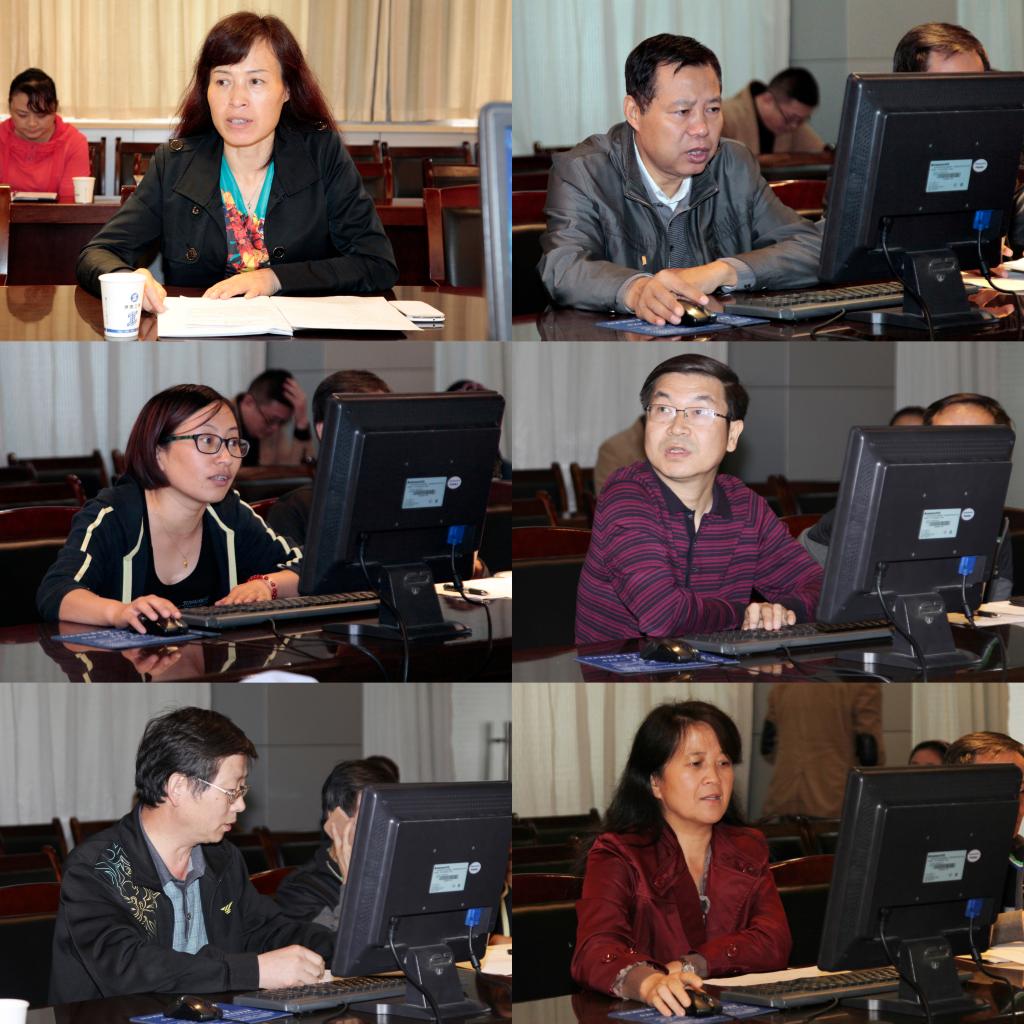 各二级学院总结汇报2014届毕业生就业工作,就业处处长孙小云主持