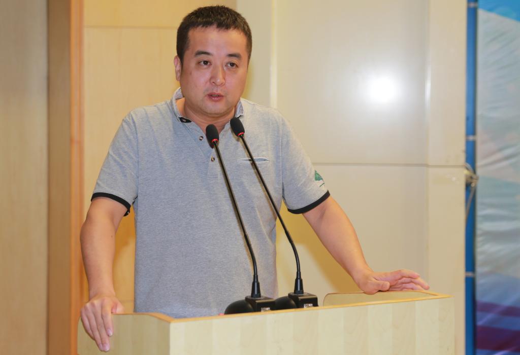 赛项执委会委员盛鸿宇讲话