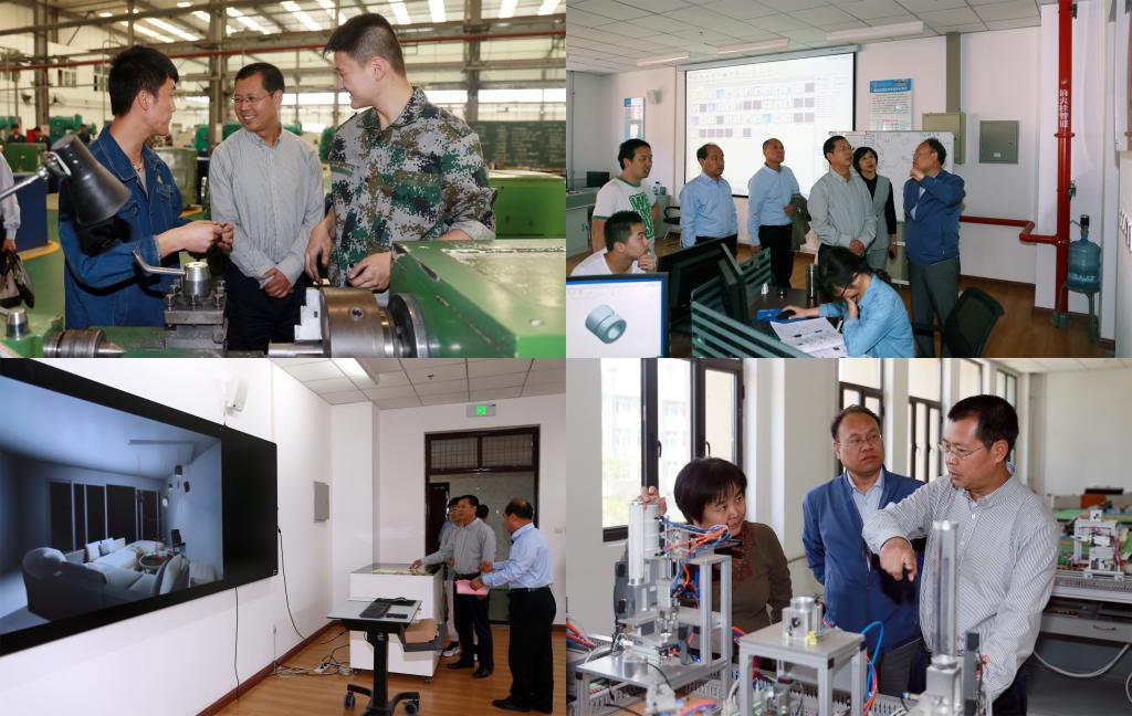 赵昶葆副厅长一行实地考察我院实训条件