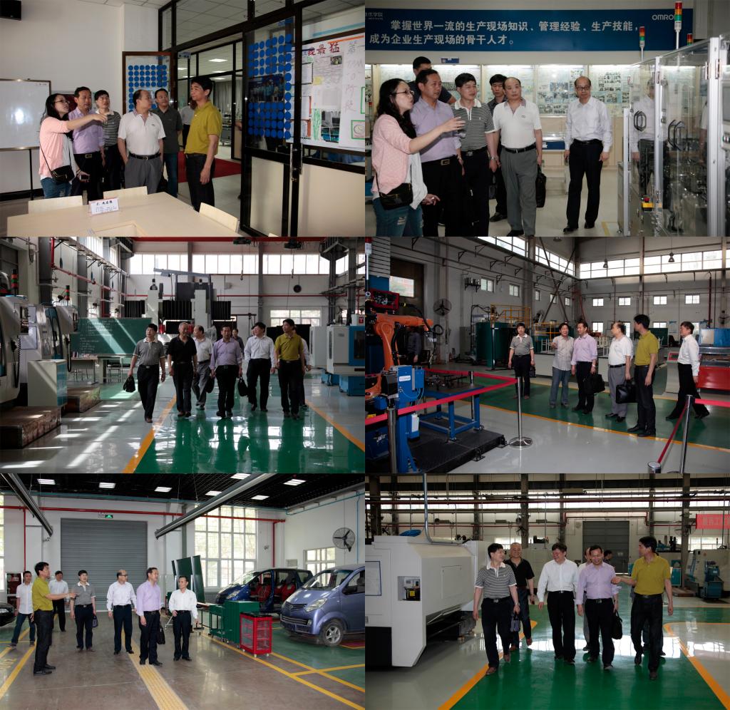 调研组一行参观我院实习实训场所和职业技能鉴定考场