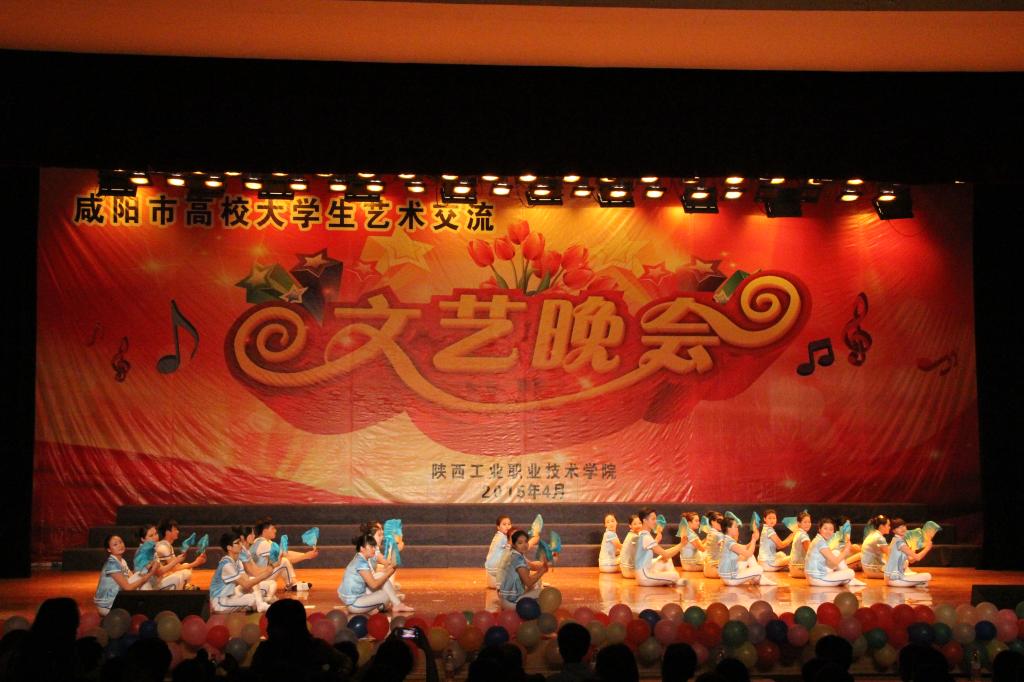 咸阳市高校大学生艺术团艺术交流文艺晚会在我院举行