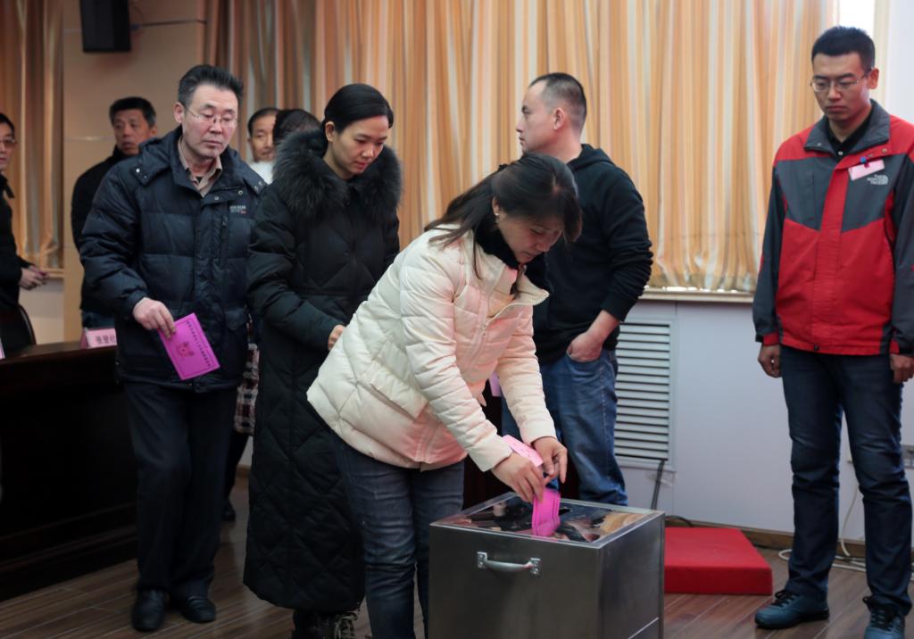 行使民主权利 投下庄严一票