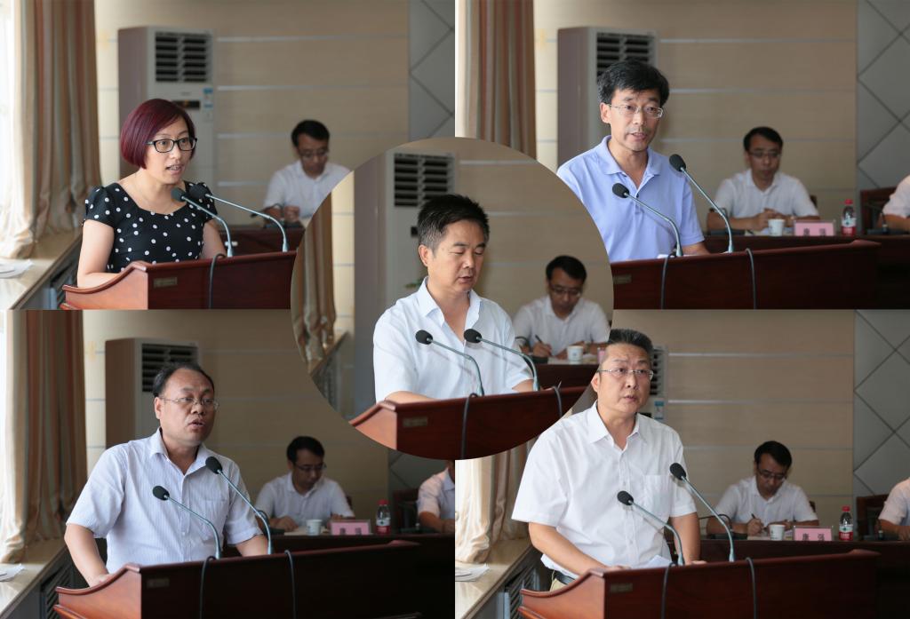 各组组长汇报发言