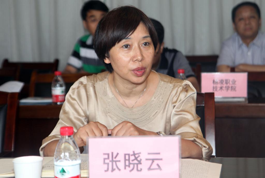 我院院长张晓云发言