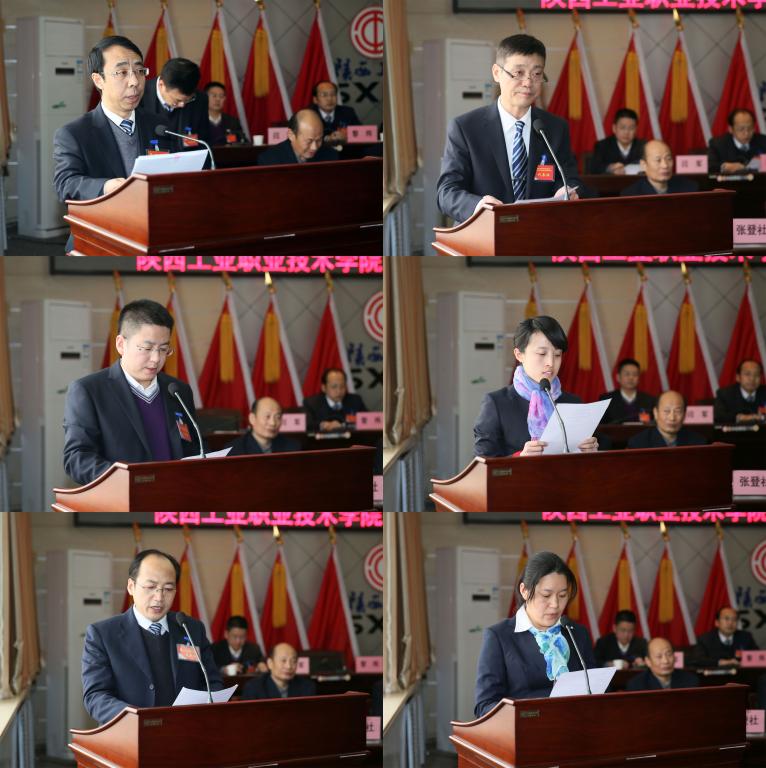 总监票人宣布选票发放回收情况,主席团成员宣读决议