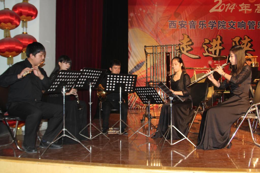 演奏者用乐器演奏形式讲解乐器知识