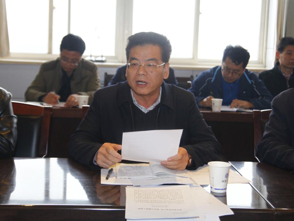 刘永亮同志传达咸阳市意识形态工作会议精神